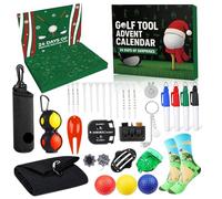 Calendrier de l'avent de golf 2025, calendrier compte à rebours Noël 24 jours, accessoires et outils golf pour mari, père, papa, petit ami