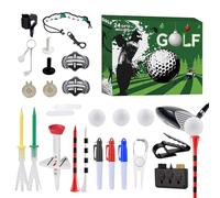 Calendrier de l'avent de golf - Compte à rebours de Noël 24 jours, coffret cadeau de nouveauté | Accessoires sur surprise sur le thème du golf, décoration de vacances pour le bureau papa mari annivers