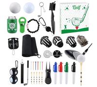 Calendrier de l'Avent de golf2025 - Ensemble d'accessoires de golf24 jours, coffret cadeau avec compte à rebours sportif, pack de golfsurprise des fêtes | Pour les hommes joueurs passionnés
