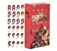 Calendrier de l'Avent de Jésus 2024, calendrier de l'Avent de Noël Jésus-Christ, figurines à collectionner, calendriers de l'Avent festifs, 24 jouets amusants pour adultes et ,