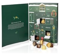 Calendrier de l'Avent de luxe 2024 avec des pralines belges de qualité supérieure. Fabriqués de façon traditionnelle et artisanale. Une délicieuse surprise pour chaque jour