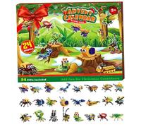 Calendrier de l'Avent de Noël 2023 avec des jouets construction 24 Pack Counde à rebours Noël pour les enfants vacances pour les enfants pour les adolescents garçons et filles style 2, décor