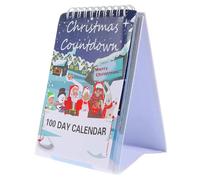 Calendrier De L'Avent De NoëL 2025 100 Jours DéChirure Du Bureau Bureau Calendrier NoëL DéCor Pour L'éCole à Domicile