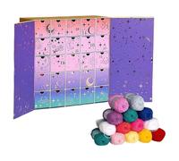 Calendrier de l'Avent de Noël 2025 | 25 jours d'accessoires au crochet, calendrier de l'Avent en tricot - pour femmes, mères, amateurs, projets d'hiver, bricolage, décoration saisonnière