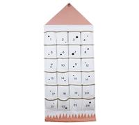Calendrier de l'avent de Noël 2025 Mur tissu suspendu au calendrier l'avent rempli fin
