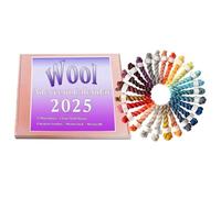 Calendrier De L'Avent De Noël 2025 - Papier 11,81x11,81 Pouces | Calendrier De L’Avent Simplyous Crochet Society 2025 | 25 Jours De Projets De Crochet Pour La Fabrication De Fils De Bricolage, La Fabr