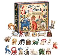 Calendrier de l'Avent de Noël 2026 2D 24 jours de l'Avent laid | Décoration animal à collectionner 24 jours pour enfants, adolescents, adultes, cadeaux de fête, prix de classe, maison