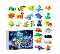 Calendrier de l'Avent de Noël 2026 Figurines Mini Dragon 3D, Gift | 24 surprises à découvrir chaque jour pour rendre le compte à rebours de Noël plus ludique et original