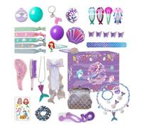 Calendrier de l'Avent de Noël 24 jours | Accessoires de décoration sirène, bijoux de Noël, pour , filles, adolescentes, fêtes de fin d'année
