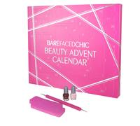 Calendrier de L'Avent de Noël 24 Produits de Manucure / Beauté Bare Faced Chic