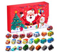 Calendrier de l'Avent de Noël, 24 voitures construction 2026 Calendrier l'Avent Enfants