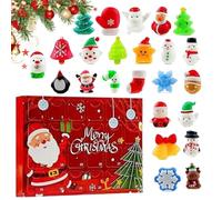 Calendrier De L'Avent De Noël À Presser Bonhomme de neige élan silicone 24