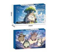 Calendrier de l'Avent de Noël avec figurines Totoro - Compte à rebours de 24 jours - Coffret surprise de Noël