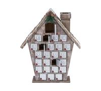 Calendrier de l'Avent de Noël - Calendrier décoratif pour compte à rebours avec tiroirs pour 24 jours | Calendrier de l'Avent portable en bois, élégant calendrier 'Avent pour la ca