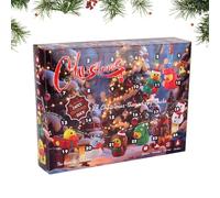 Calendrier de l'Avent de Noël canards - 24 jours - Avec surprises - Jouet de bain - Sac à dos - Porte-clés - Pendentif pour voyage, école, maison, salle de bain - Pour fille