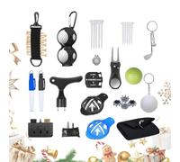 Calendrier De L'Avent De Noël | Compte à Rebours pour Noël,Coffret Accessoire 24 Cases Thème Golf Pour Petits Cadeaux De Fêtes