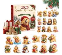Calendrier de l'Avent de Noël en Acrylique Plat 2D avec Design 24 Jours | Idéal pour décorer la cheminée ou le bureau, ce calendrier ajoute une touche festive et artistique à vos célébrations