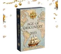 Calendrier de l'Avent de Noël pour compte à rebours, décoration de thème d'aventure en acrylique plat 2D - Décoration de compte à rebours de Noël de 24 jours | Pour adultes, garçons, famille