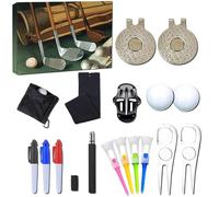 Calendrier de l'Avent de Noël pour les golfeurs, Golf Advent Calendar 2024, Unique Countdown Calendriers Set Portable Golf Tool pour les passionnés, le débutant, l'ami, 'amant 2024