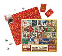 Calendrier de l'Avent de Noël - Puzzle de 24 jours avec des décorations festives, coffret cadeau for adultes, garçons et filles(A)
