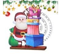 Calendrier de l'Avent de table | Décoration de Noël pour les jours de fête | Décoration de table pour table, chambre à coucher, hôtel, salle d'étude, salle de classe, appartement