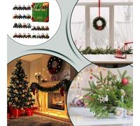Calendrier de l'Avent | Décoration 2D Acrylique - 24 Jours Tracteur Décoration Arbre de Noël Compte à rebours - Pour , Adultes et Familles Fête de Noël Célébration
