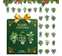 Calendrier De L'Avent - Décoration de l'Avent en Acrylique 2D | 24 Jours de Décorations de Noël avec Arbre et - pour Usage Domestique Fêtes d'Hiver Fenêtre Fête Célébration Affichage