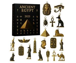 Calendrier De L'Avent Des Fêtes | Pendentifs De Compte À Rebours En Acrylique 2D Pour Calendrier | 24 Jours De L'Avent De L'Égypte 2025 - Pour Salon, Lieu De Travail, Maison De Campagne, Table De Coif