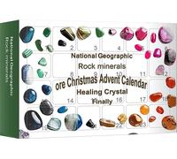 Calendrier de l'Avent des Pierres de Guérison 24 grilles pour améliorer la créativité Calendrier de l'Avent de Noël pour les adultes et les enfants