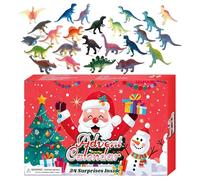 Calendrier de l'Avent Dinosaure de Noël | Souvenir Animal Collectionnable - Calendrier de l'Avent de 24 Jours avec Dinosaures,pour Tout-Petits à Adolescents Garçons et Filles