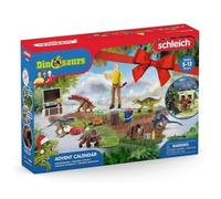 Calendrier de l'avent Dinosaures 24 pcs pour schleich Jurassic - Figurines, Animaux, Accessoires - Jeux, Jouets - Set Noel et 1 Carte
