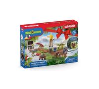 Calendrier de l'Avent Dinosaures Jurassic 24 pcs Schleich - Figurines, Animaux, Accessoires - Jeux, Jouets - Set Noel et Carte