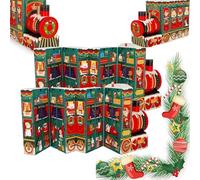 Calendrier de l'Avent Dream Express édition limitée 2025, calendrier de compte à rebours de Noël surprise de 24 jours, surprises festives avec décor en forme de train (2pcs)
