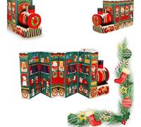 Calendrier de l'Avent Dream Express édition limitée 2025, calendrier de compte à rebours de Noël surprise de 24 jours, surprises festives avec décor en forme de train (1pcs)