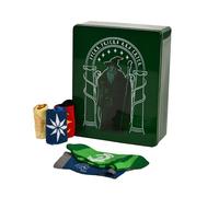 Calendrier de l'Avent Elbenwald avec chaussettes à remplir dans une élégante boîte cadeau métallique 2024 - 12 paires de chaussettes avec différents motifs, Anime One Piece - Seigneur des Anneaux