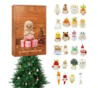 Calendrier de l'Avent - Élément Décoratif En Acrylique 2D Motivant | Décoration De Sapin Motivante 24 Jours | pour les Fêtes Familiales à la Maison pendant les Vacances d'Hiver