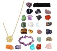 Calendrier de l'Avent en - Calendrier avec compte à rebours de 8 pouces, kit pour la création de bijoux de 24 jours, cadeau naturel qui favorise la méditation des alliages