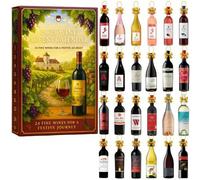 Calendrier De L'Avent En Verre De Mer 2025 - Calendrier De Compte À Rebours De Noël De 24 Jours Avec 24 Ornements Surprises Pour Arbre, Diverses Décorations À Thème, Cadeau De Noël Unique,54