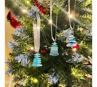 Calendrier de l'Avent en verre de mer, calendrier de l'Avent de 24 jours avec 24 décorations miniatures pour sapin de Noël, cadeau surprise sur le thème de l'océan, une surprise derrière chaque porte