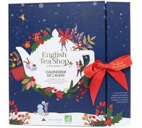 Calendrier de l'Avent - English Tea Shop - Livre bleu - Thés & infusions bio - 25 sachets - notes épicées