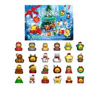 Calendrier de l'Avent et canards de Noël | Calendrier compte à revers 24 jours avec canards | Cadeaux pour , idées cadeau voyage, école, maison, jouets amusants