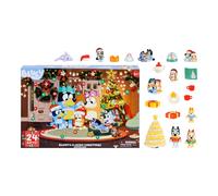 Calendrier de l'Avent exclusif de Bluey. Ouvrez l'emballage et d couvrez une surprise Bluey chaque jour pendant 24 jours, avec des figurines excl