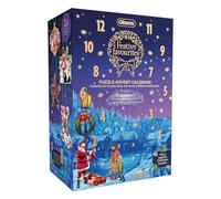 Calendrier de l'Avent Festive Favourites | Calendrier de l'Avent | 24 puzzles de Noël | Puzzle durable pour adultes | Excellent cadeau pour adultes | Certifié Gibsons Games B Corp
