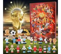 Calendrier De L'Avent Football 2025, 24 Jours De Surprise Calendrier Du Compte à Rebours Avec 24 Accessoires De Football, Cadeau Surprise Noel Pour Garçons Filles Et Les Fans De Football