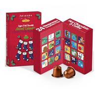 Calendrier de l'Avent Friends Coffee - Capsules originales aromatisées au café de Noël compatibles avec Nespresso (24 capsules)