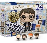 Calendrier de l'Avent Funko Harry Potter Noël avec 24 Surprises Vinyles à Collectionner, Rubeus Hagrid et Boîte Mystère