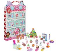 Calendrier de l'Avent Gabby?s Dollhouse 2023 - 24 Jouets Surprises, Figurines, Autocollants & Accessoires pour Enfants 3+