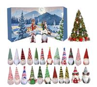 Calendrier de l'avent Gnome 2025 Calendrier à rebours de Noël 24 jours