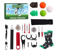 Calendrier de l'Avent Golf 2025 Hommes - Compte à rebours de Noël de 24 jours avec accessoires de golf, idée cadeau unique pour hommes et adultes