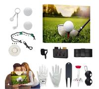 Calendrier de l'Avent Golf pour Passionnés | Calendrier de Décompte Festif | Kit d'Accessoires Golf Débutants & Confirmés Hommes Femmes | Pratique et Entraînement pour Joueurs